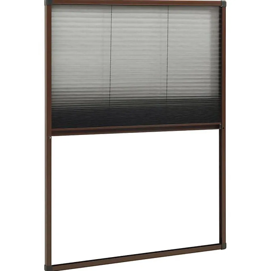 Moustiquaire Plissée pour Fenêtre Moustiquaire contre Insectes Volants Anti-moustique Maison Intérieur Aluminium 148655-Vidaxl Sale