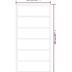 Porte coulissante Verre ESG et aluminium 102x205 cm Noir, 102 x 205 cm (l x H), 29.22kg-Vidaxl Online