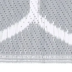 Tapis d'Extérieur Moquette de Terrasse Tapis de Balcon Tapis de Patio Moquette d'Intérieur Salle de Séjour Gris 317009-Vidaxl Best