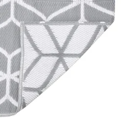 Tapis d'Extérieur Moquette de Terrasse Tapis de Balcon Tapis de Patio Moquette d'Intérieur Salle de Séjour Gris 317009-Vidaxl Best