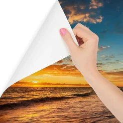 Muralo Vlieseline Papier Peint Photo COUCHER DE SOLEIL Plage Mer Paysage 3D 315cm x 210cm