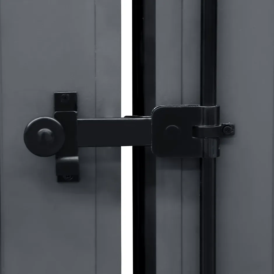 Volet battant aluminium anthracite - l.120 x H.125 cm - 2 vantaux-Fortia Online