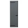 Fortia Volet battant aluminium anthracite - l.80 x H.215 cm - 1 vantail