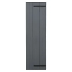 Fortia Volet battant aluminium anthracite - l.80 x H.215 cm - 1 vantail