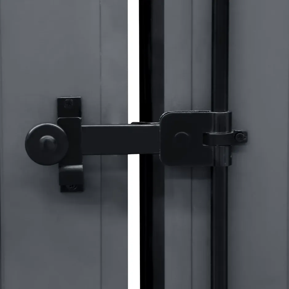 Fortia Volet battant aluminium anthracite - l.140 x H.215 cm - 2 vantaux