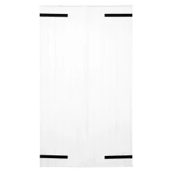 Fortia Volet battant aluminium blanc - l.120 x H.175 cm - 2 vantaux