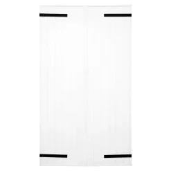 Fortia Volet battant aluminium blanc - l.100 x H.135 cm - 2 vantaux