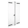 Volet battant aluminium blanc - l.120 x H.135 cm - 2 vantaux-Fortia Sale