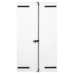 Volet battant aluminium blanc - l.120 x H.135 cm - 2 vantaux-Fortia Sale