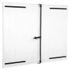 Volet battant aluminium blanc - l.120 x H.125 cm - 2 vantaux-Fortia Clearance