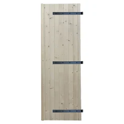 Fortia Volet battant bois naturel - l.80 x H.215 cm - 1 vantail