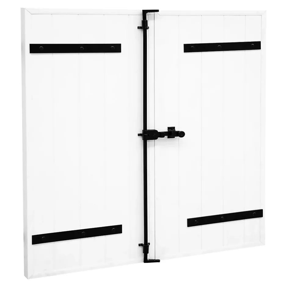 Fortia Volet battant uPVC blanc - l.100 x H.115 cm - 2 vantaux