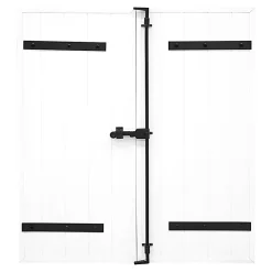 Fortia Volet battant uPVC blanc - l.100 x H.115 cm - 2 vantaux