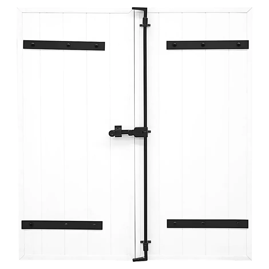 Fortia Volet battant uPVC blanc - l.100 x H.115 cm - 2 vantaux