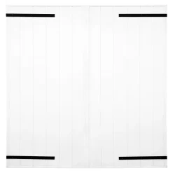 Fortia Volet battant uPVC blanc - l.100 x H.115 cm - 2 vantaux