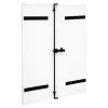 Fortia Volet battant uPVC blanc - l.120 x H.175 cm - 2 vantaux