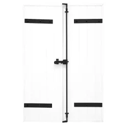Fortia Volet battant uPVC blanc - l.120 x H.175 cm - 2 vantaux