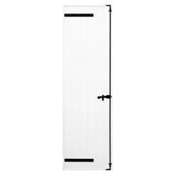 Volet battant uPVC blanc - l.80 x H.215 cm - 1 vantail-Fortia Sale
