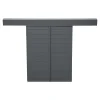 Fortia Volet coulissant aluminium anthracite - l.120 x H.135 cm - 2 vantaux