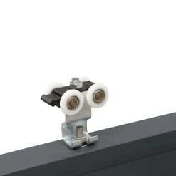 Fortia Volet coulissant aluminium anthracite - l.120 x H.135 cm - 2 vantaux