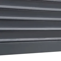 Volet roulant aluminium anthracite - ouverture motorisée - - l.120 x H.225 cm-Fortia Sale