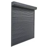 Volet roulant aluminium anthracite - ouverture motorisée - - l.100 x H.155 cm-Fortia Outlet