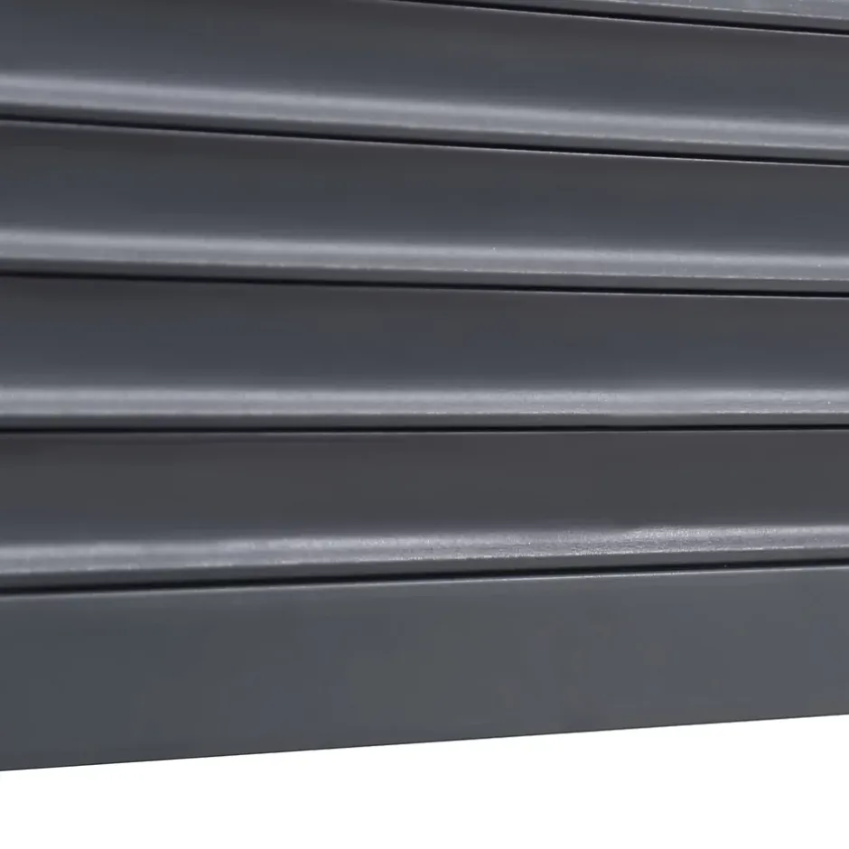 Fortia Volet roulant aluminium anthracite - ouverture motorisée - - l.180 x H.215 cm