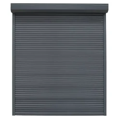 Fortia Volet roulant aluminium anthracite - ouverture motorisée - - l.120 x H.125 cm