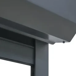 Fortia Volet roulant aluminium anthracite - ouverture motorisée - - l.120 x H.215 cm