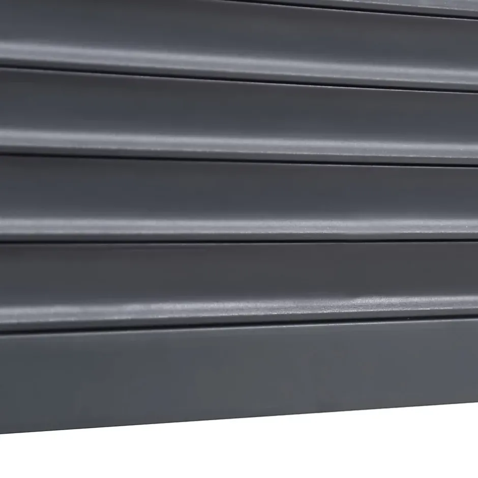 Fortia Volet roulant aluminium anthracite - ouverture motorisée - - l.120 x H.175 cm