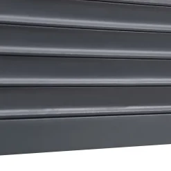 Volet roulant aluminium anthracite - ouverture motorisée - - l.120 x H.145 cm-Fortia Hot