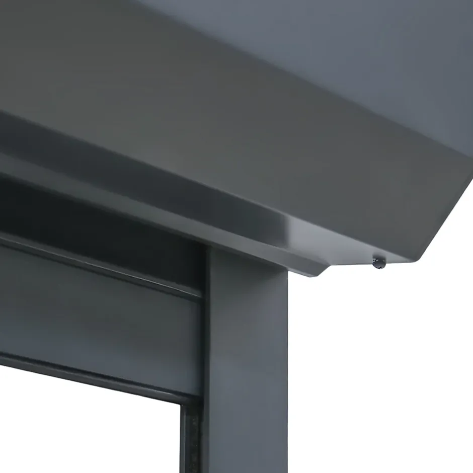 Fortia Volet roulant aluminium anthracite - ouverture motorisée - - l.100 x H.175 cm