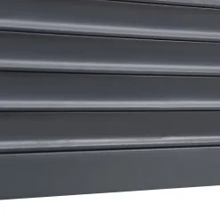 Volet roulant aluminium anthracite - ouverture motorisée - - l.90 x H.155 cm-Fortia Hot