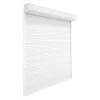 Volet roulant aluminium blanc - ouverture motorisée - - l.90 x H.155 cm-Fortia Online