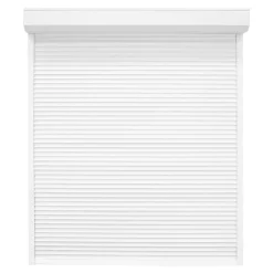 Fortia Volet roulant aluminium blanc - ouverture motorisée - - l.240 x H.215 cm