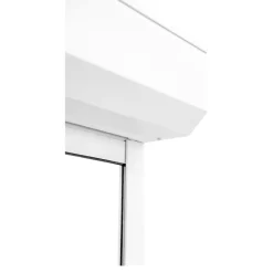 Fortia Volet roulant aluminium blanc - ouverture motorisée - - l.120 x H.125 cm