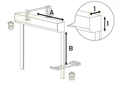 Volet Roulant Électrique Radio - Alu Blanc - L180 x H215 cm - Motorise - Recoupable-Avosdim Hot