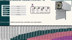 Volet roulant motorisé THERMO CONFORT -50 RAL 9016 S&SO RS100 Radio (L.: 700 mm x H.: 1050 mm)-3 in 1 Best
