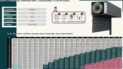 Volet roulant motorisé THERMO CONFORT RAL 7016 Solus - Filaire (L.: 1800 mm x H.: 1200 mm)-3 in 1 Best