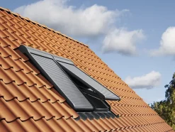 Volet roulant rigide pour fenêtre de toit, gris anthracite, électrique, l.55 x H.98 cm, SML 6 0000S-Velux Best