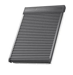 Velux Volet roulant rigide pour fenêtre de toit, gris anthracite, à énergie solaire, l.55 x H.70 cm, SSL 9 0000S