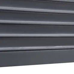 Fortia Volet roulant solaire aluminium anthracite - ouverture motorisée - - l.90 x H.155 cm