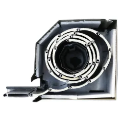 Volet roulant solaire aluminium anthracite - ouverture motorisée - - l.120 x H.125 cm-Fortia