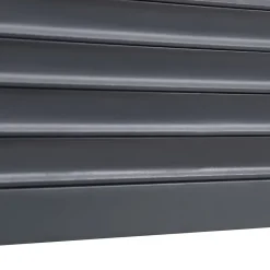 Fortia Volet roulant solaire aluminium anthracite - ouverture motorisée - - l.100 x H.135 cm