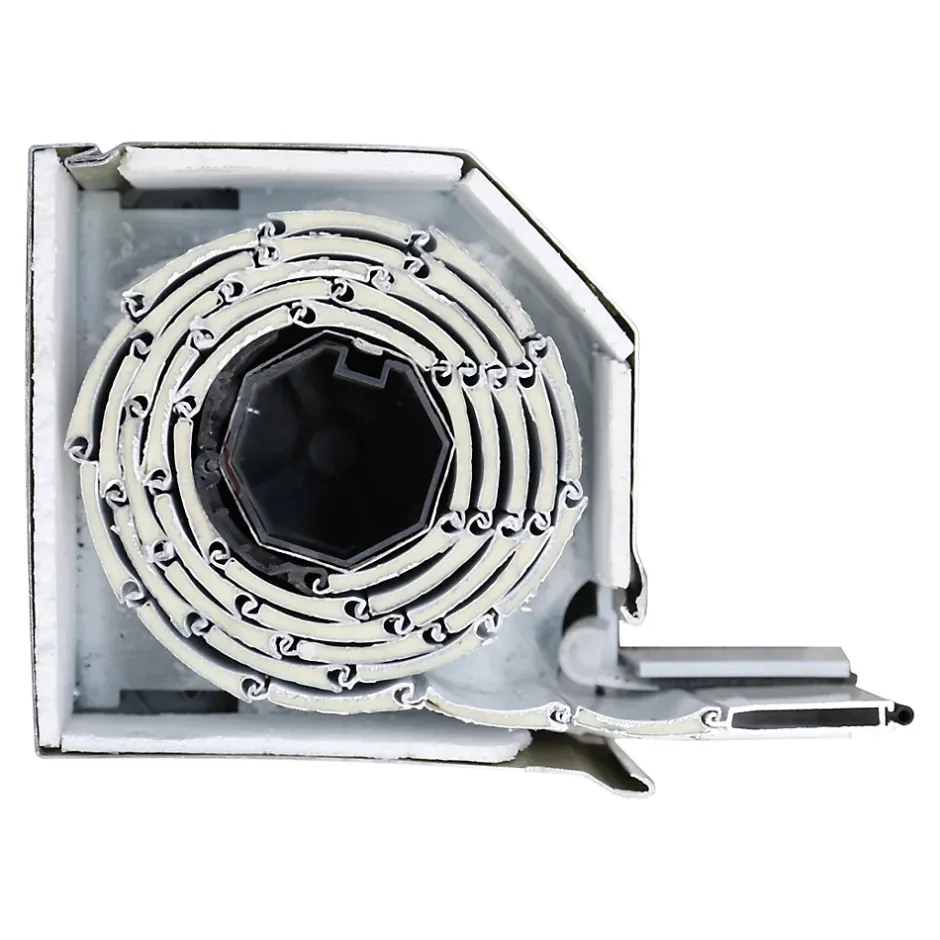 Volet roulant solaire aluminium blanc - ouverture motorisée - - l.100 x H.125 cm-Fortia Clearance