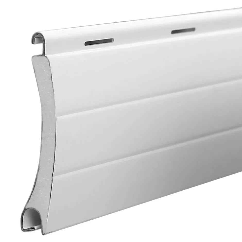 Volet roulant solaire aluminium blanc - ouverture motorisée - - l.100 x H.125 cm-Fortia Clearance