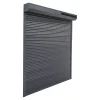 Volet roulant solaire aluminium anthracite - ouverture motorisée - - l.100 x H.125 cm-Fortia Sale