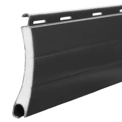 Volet roulant solaire aluminium anthracite - ouverture motorisée - - l.100 x H.125 cm-Fortia Sale