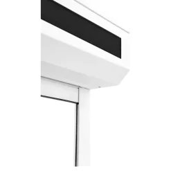 Fortia Volet roulant solaire aluminium blanc - ouverture motorisée - - l.100 x H.135 cm