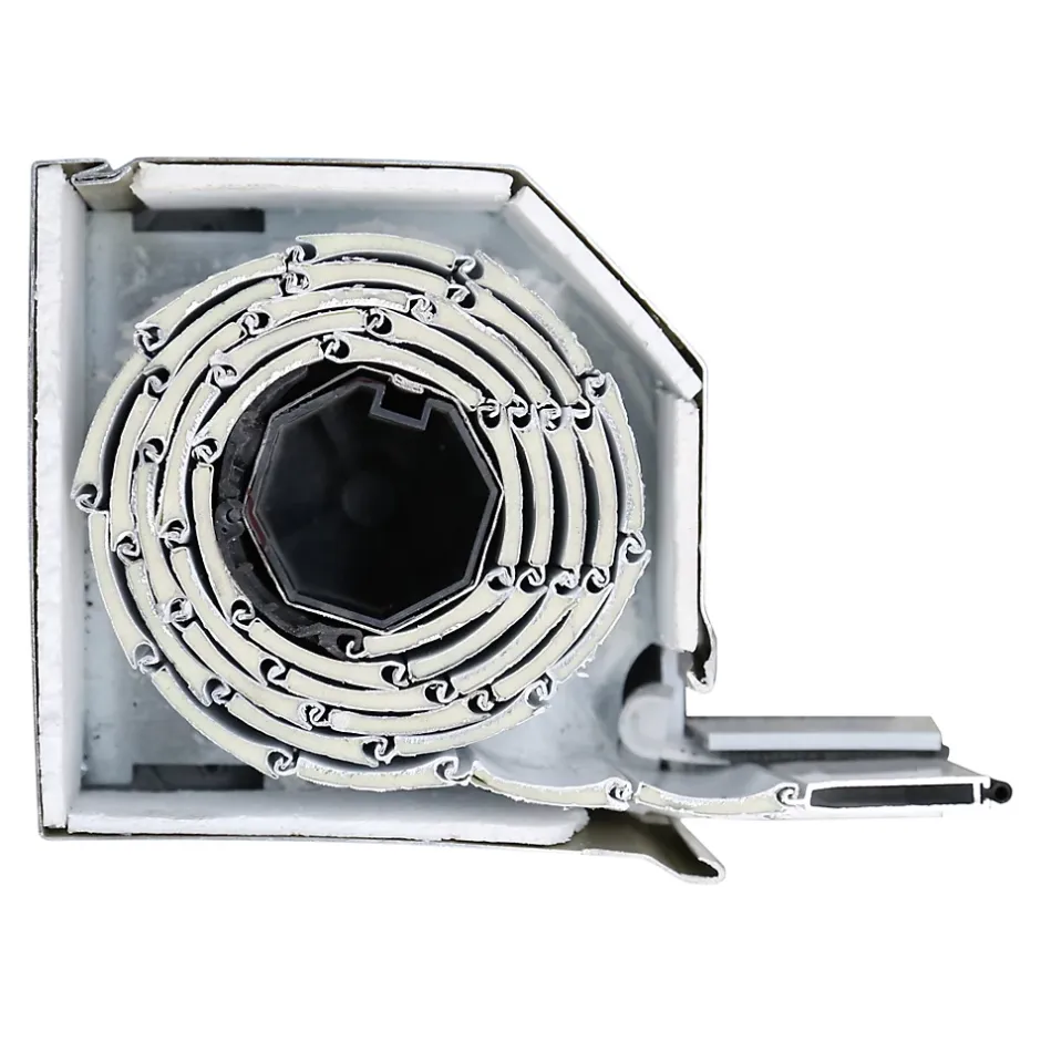 Fortia Volet roulant solaire aluminium blanc - ouverture motorisée - - l.180 x H.215 cm